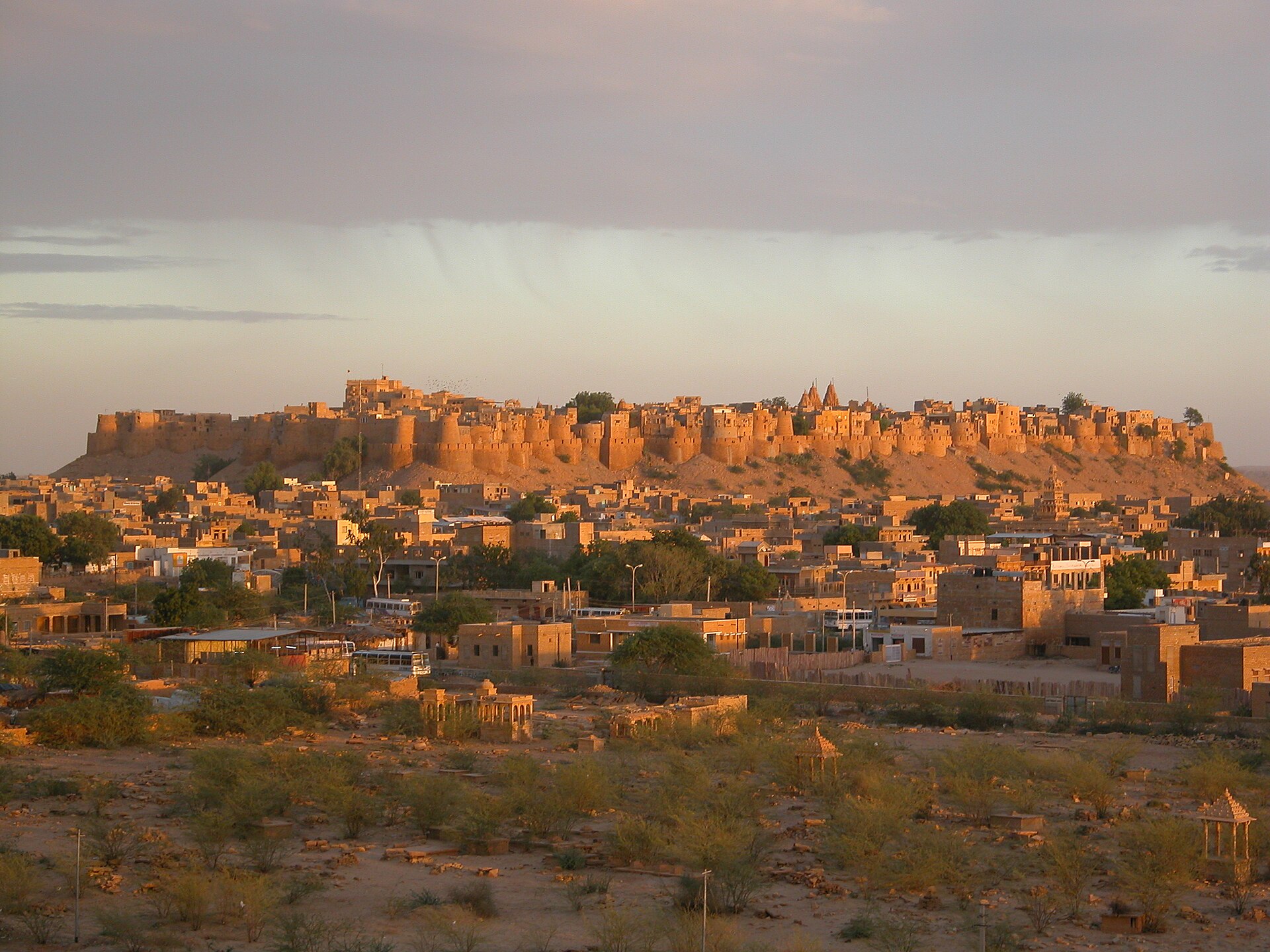 Jaisalmer Fort at sunset